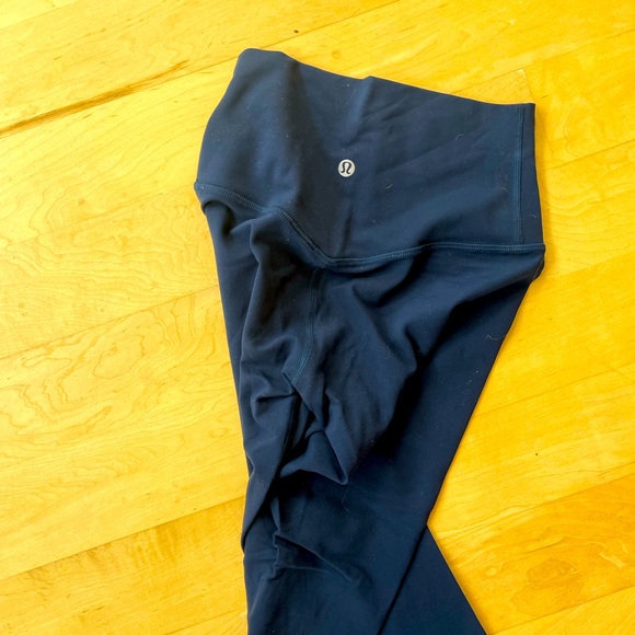 Like new Lululemon Align Tights, Navy Blue, Size 2, 25” - Picture 2 of 2